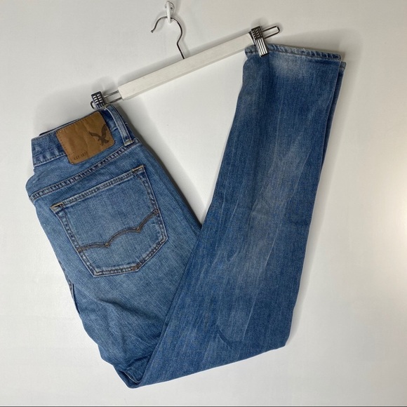 American Eagle Skinny some distressing 30/32 - Picture 8 of 10